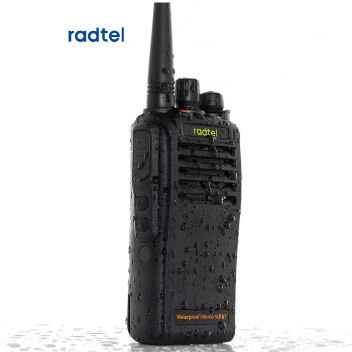 

Radtel RT-67 UHF 400-470mHZ Professional IP67 Waterproof 2 Way Radio, Black