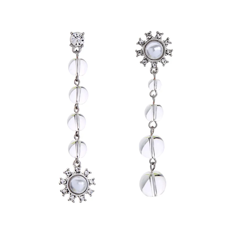 

ed01721c 2019 Hot Selling Clear Acrylic Beads Making Earrings Designer jewellery, Silver