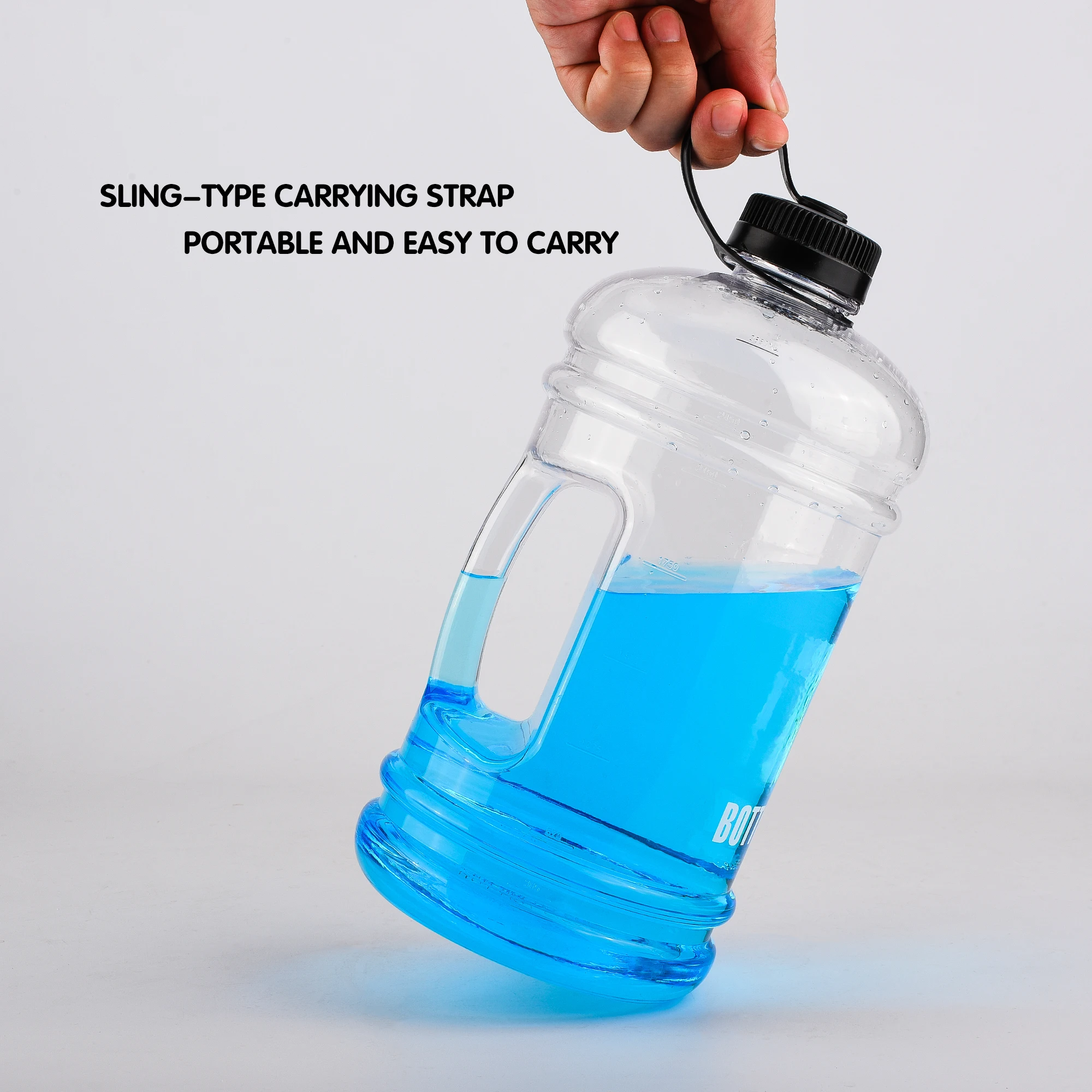 3l Big Water Bottle Large Capacity Petg Water Bottle Bpa Free Big Jug ...