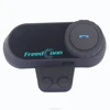 FM radio motorcycle helmet bluetooth intercom waterproof BT multi interphone 3 riders 1unit per box with Hard headset