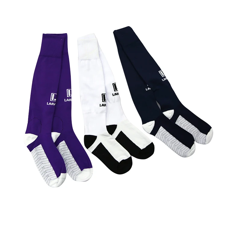 High Quality Low Price Custom Logo Sport Soccer Socks High Knee Team