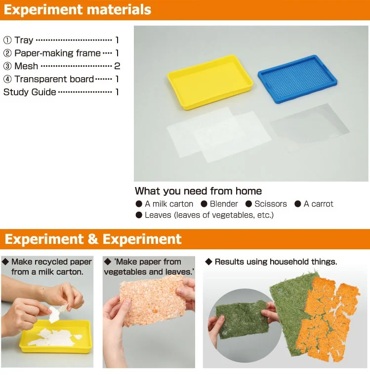 Make Your Own Paper Kids Science Experiments Kits Diy - Buy Science