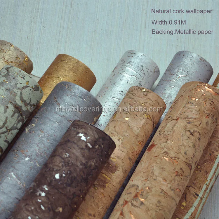 

white gold silver cork wallcovering for living room, Silver gold white beige wallpaper