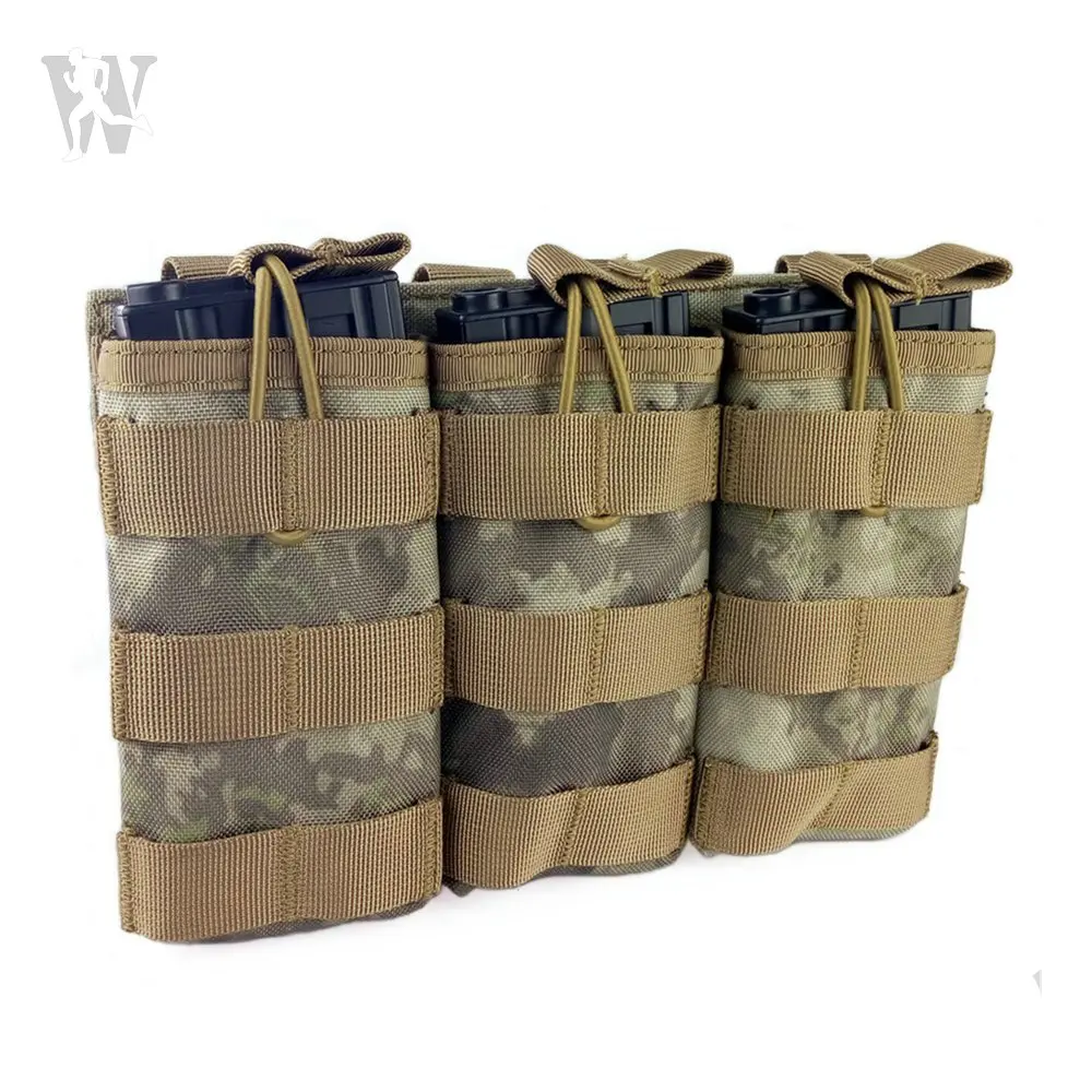 Outdoor Sport Tactical Ipsc Magazine Pouch Triple/double/single Open Top Ammo Bag Mag Molle