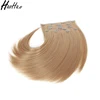 Cuticle tangle free no shedding clip in light brown 40 inch hair extensions