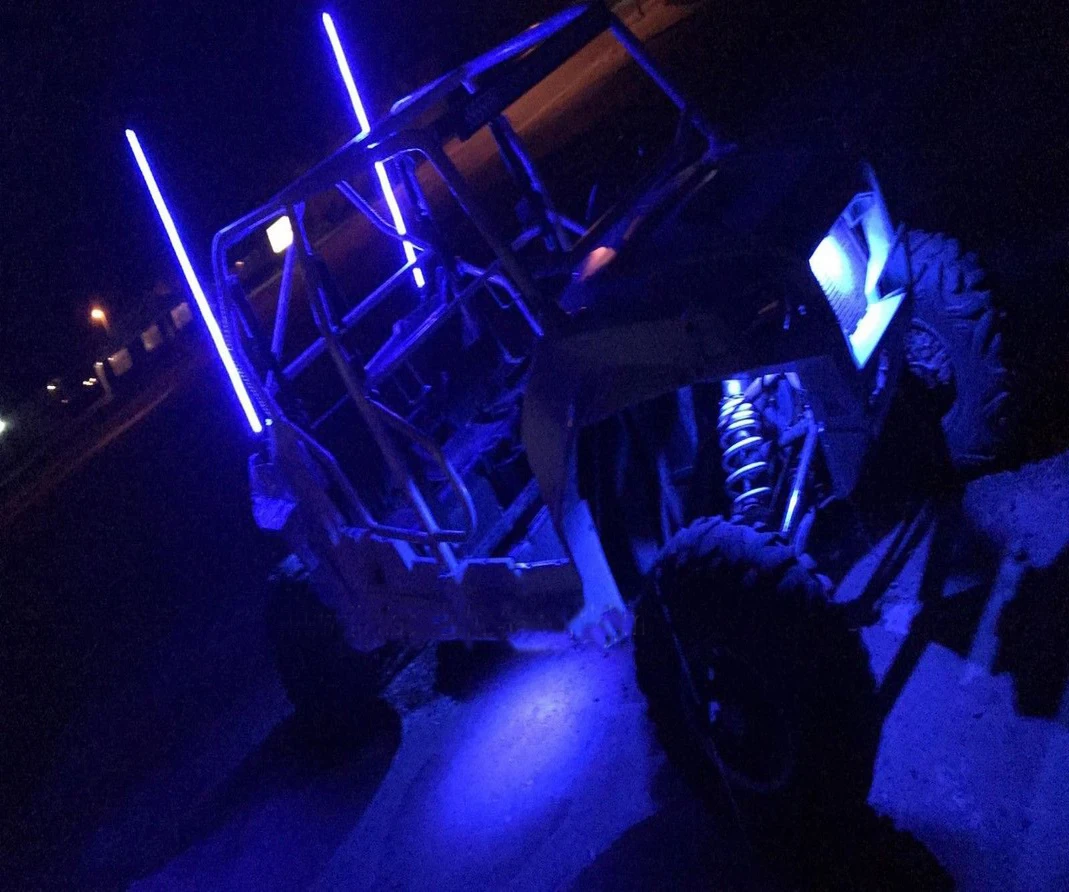 Waterproof synchronized  3ft led grow light  blue tooth led whip