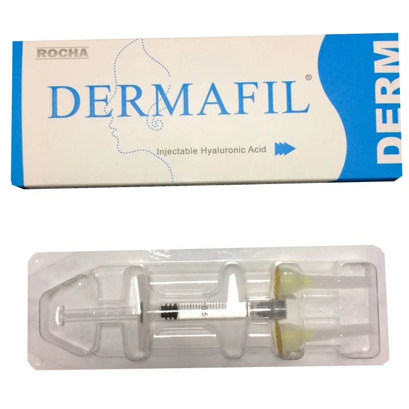 

100% hyaluronic acid dermafil injectable dermal fillers 2ml, Transparent