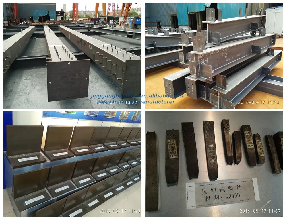 Prefab Two Story Steel Structure Building Workshop Warehouse