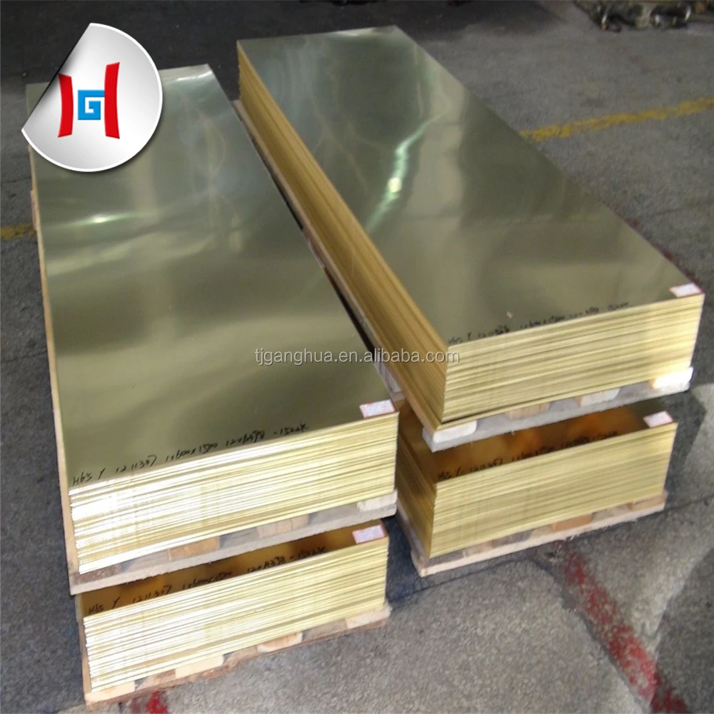 0.5mm Thick Brass Sheet H62 Brass Sheet Cuzn30 Brass Sheet 6mm Price