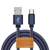 For Iphone Apple Data Charge Cable Cord 1M 2A Jeans Durable USB Cable