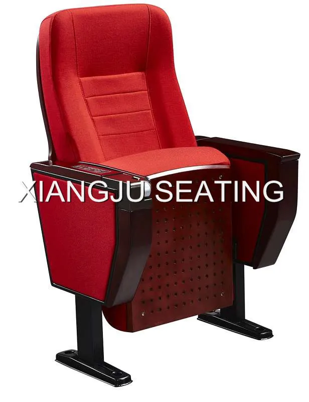 Price Auditorium Chairs Power Red Fabric Side Used Church Chairs