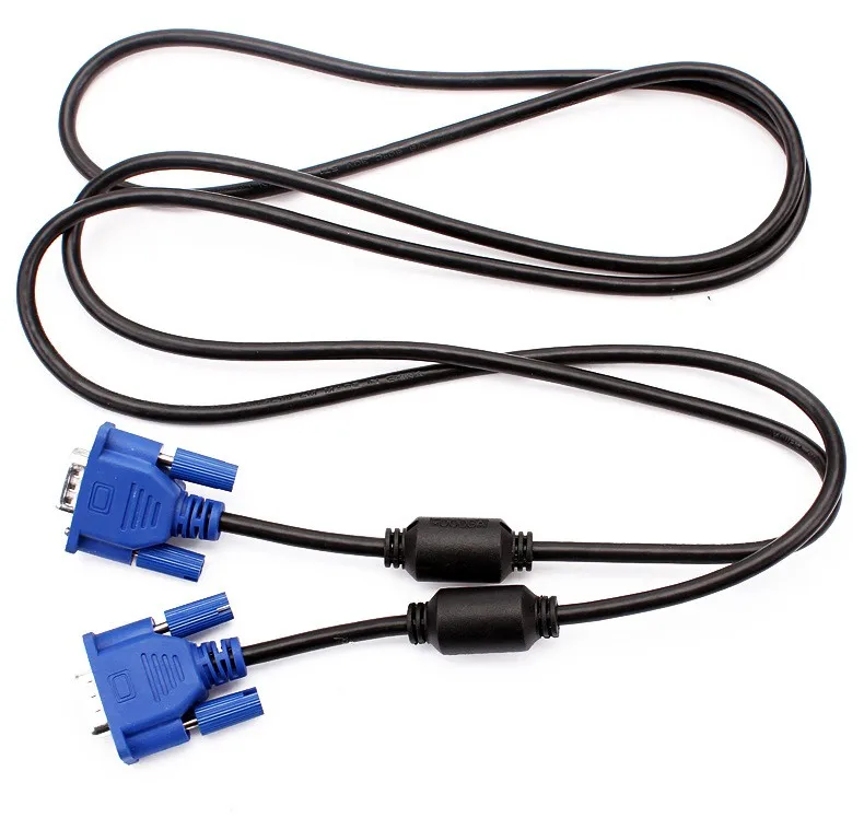 3+6 Vga To Vga Cable Male To Male Coaxial Monitor Cable With Ferrite