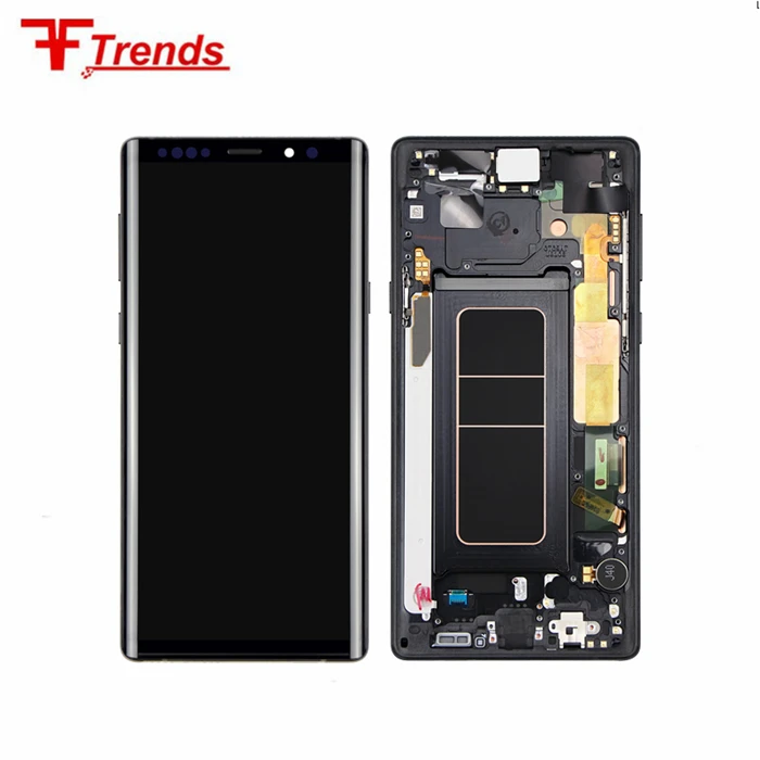 

Factory Price For Samsung Galaxy Note 9 with frame N950F Lcd screen With Digitizer replacement, Black;blue