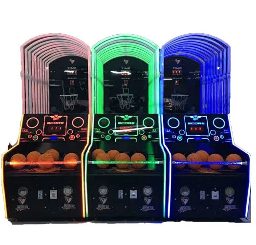 Coin Operated Slam Dunk King Basketball Amusement Sports Game Machine ...