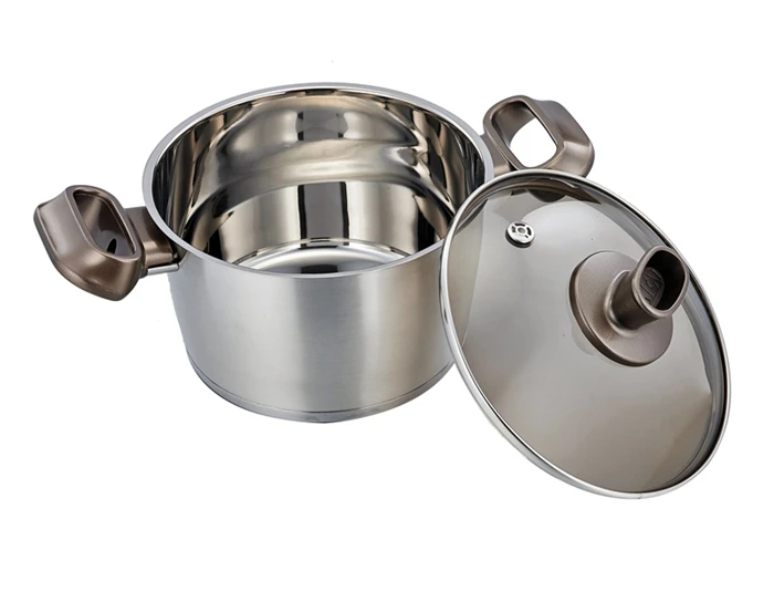 Manufacturing Stainless Steel Korea Cookware With Glass Lid Buy Korea