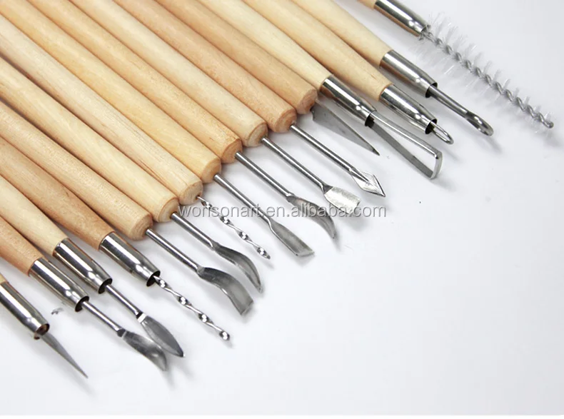 30pcs/set Professional Clay Sculpting Tools Pottery Carving Modelling