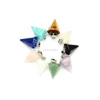 Circular cone shape Chakra crystal pendant Chakra Pendulum Yoga pendant
