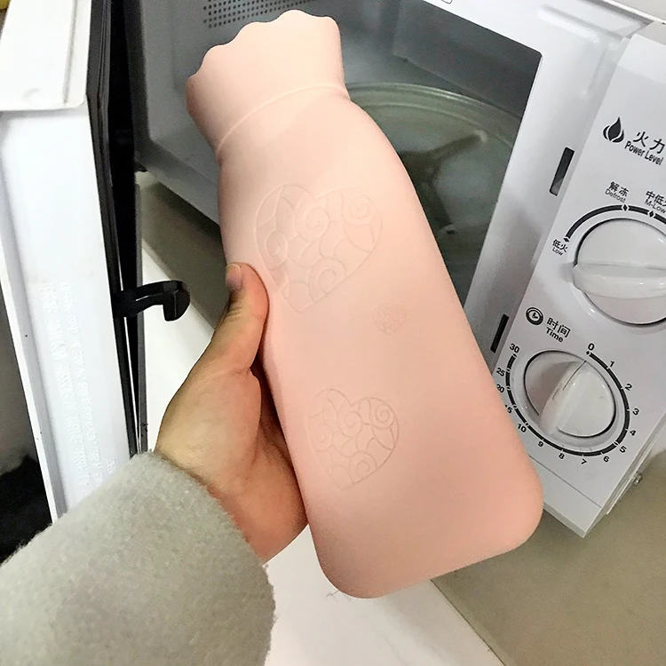 silicone rubber hot water bottle