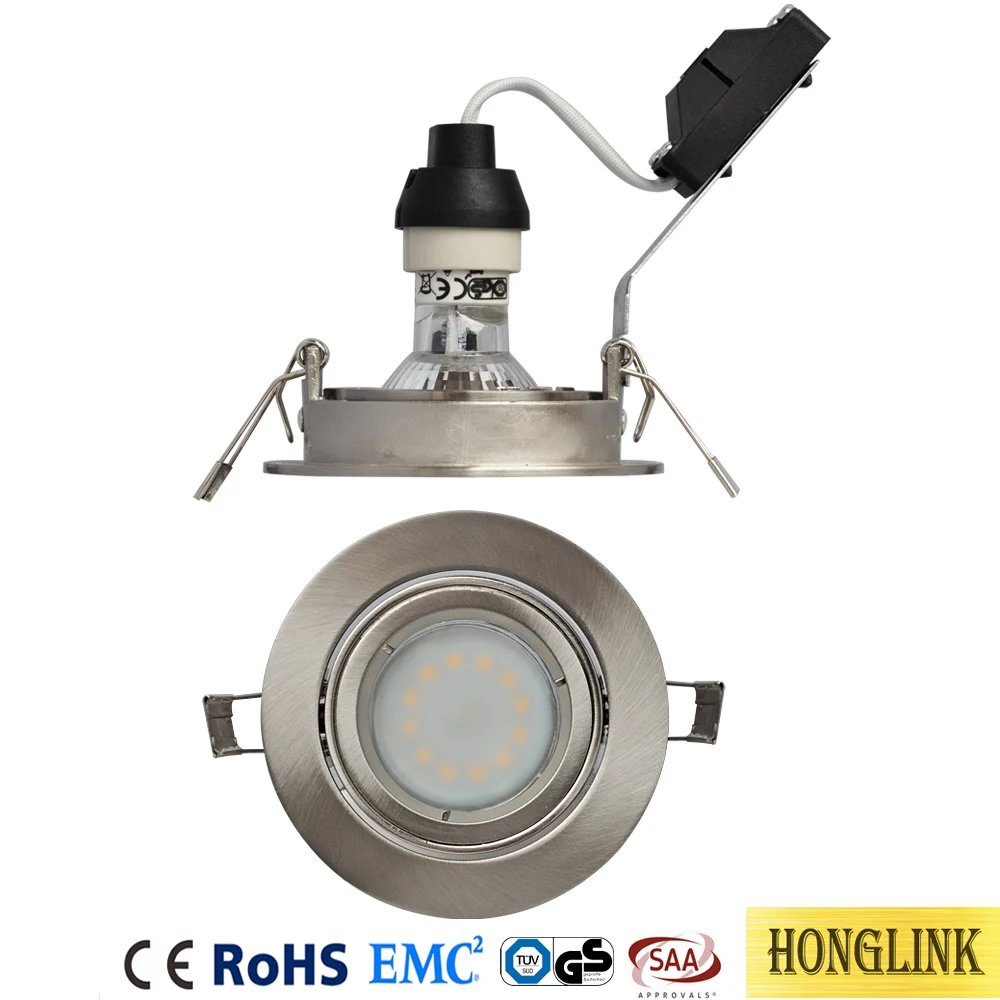 Adjustable Mr16 Downlight Recessed Light Fitting Gu10 Downlight Fixture