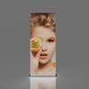 85*200cm SEG aluminium retractable Luxurious electric roll up rotating banner stand for advertisement