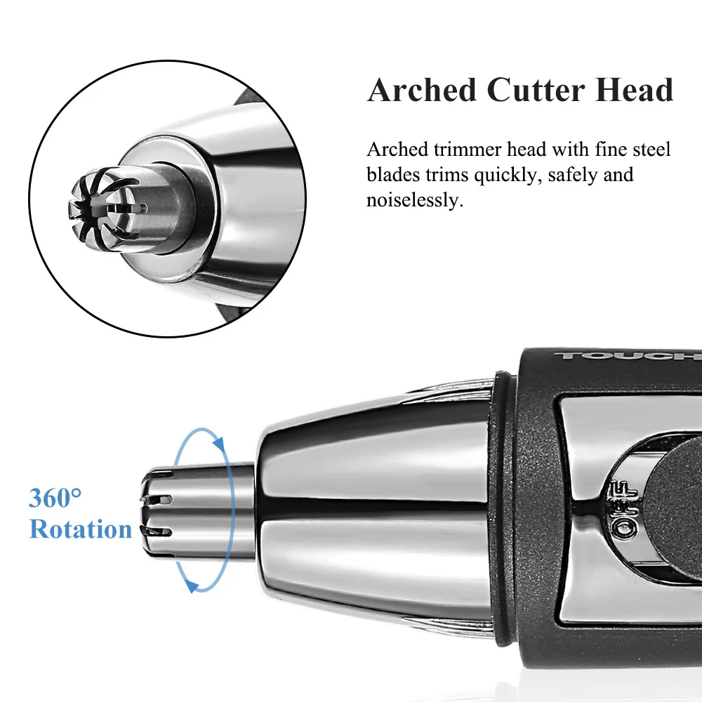 professional man grooming set electric manual nose and ear hair trimmer