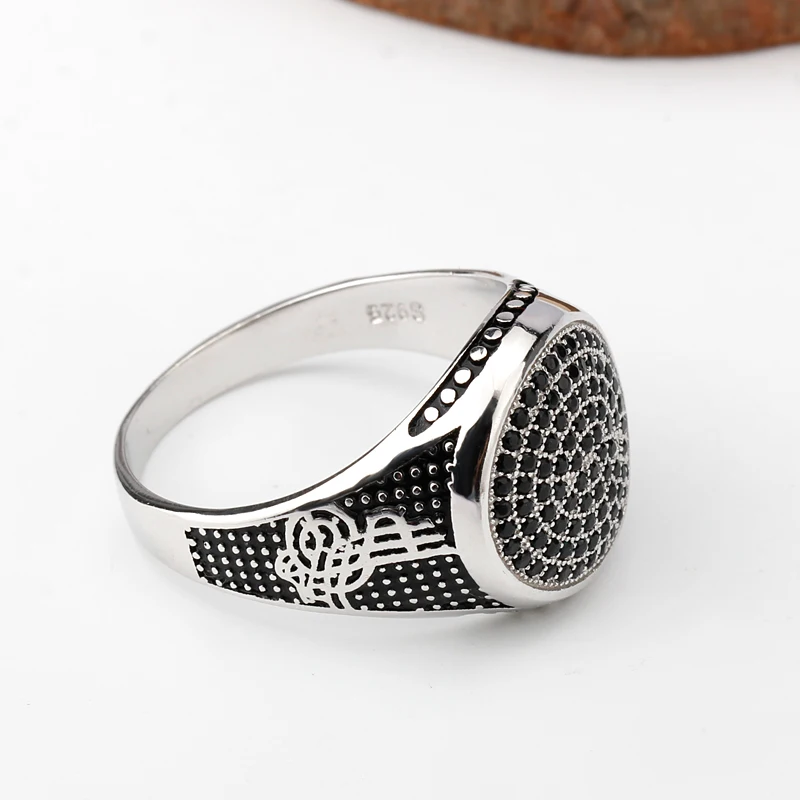 men silver ring