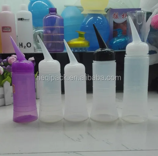 Hair Care Soft Flexible Move Hair Oil Dispenser Bottle With Long Tip