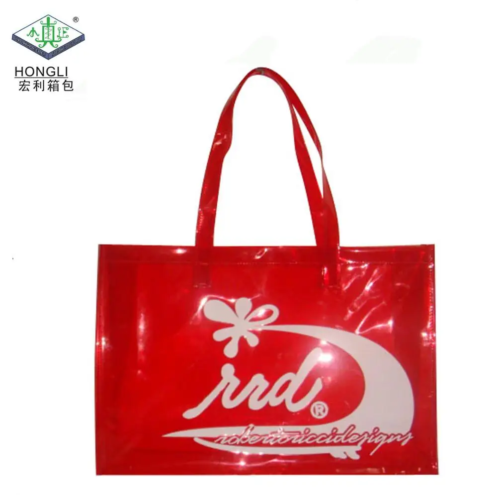 

beach bag pvc shoulder plastic clutch bag