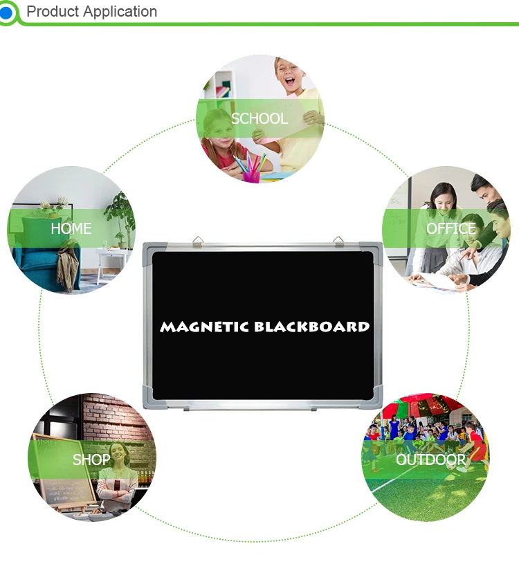 OEM design magnetic blackboard,chalk board for school classroom