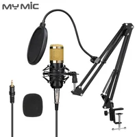 

2019 Hot sale BM800GX condenser recording microphone studio Amazon Best Selling mic with Adjustable Arm stand for broadcasting