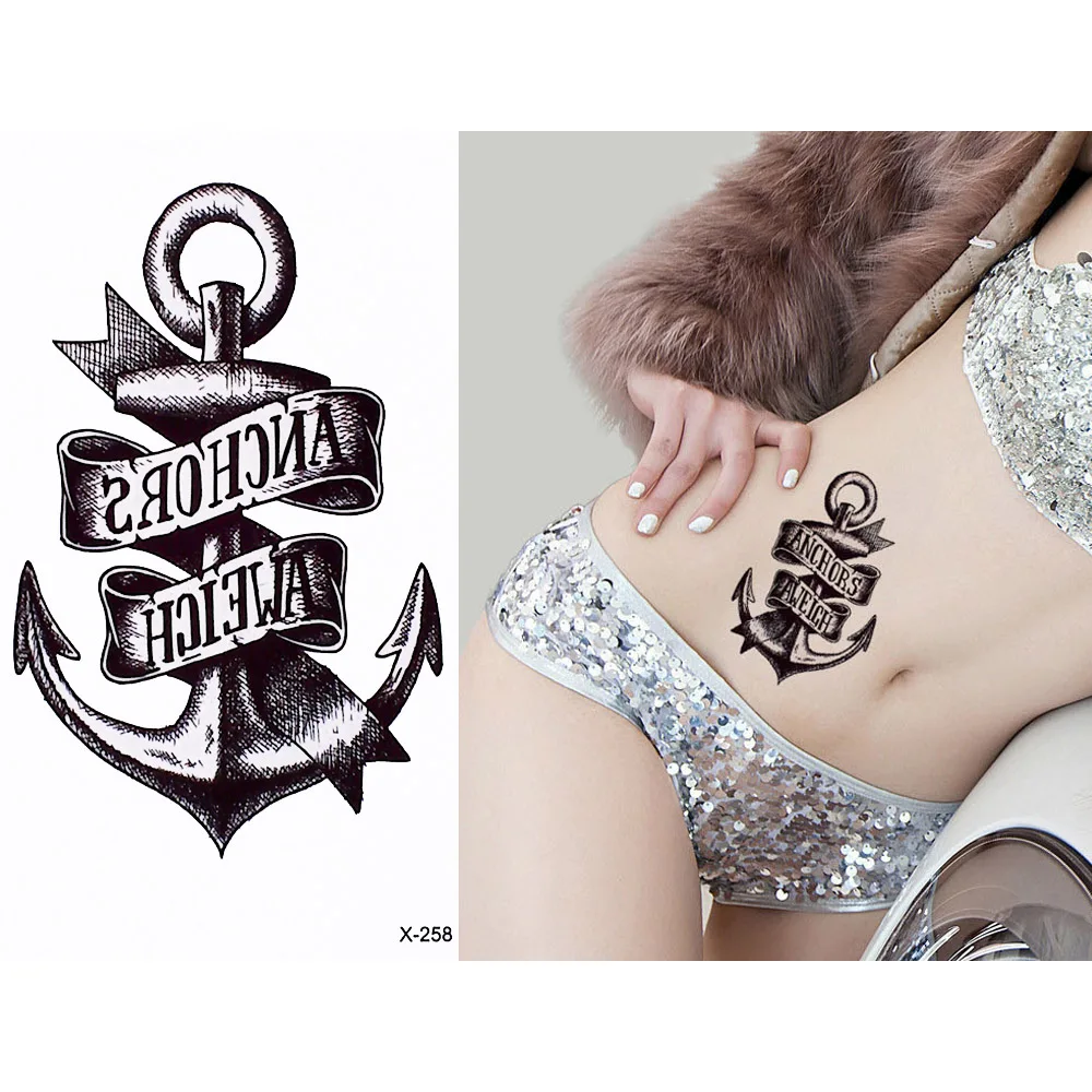 

Rose Art Design Elegant Temperament Tattoo Stickers, Colorful / customized