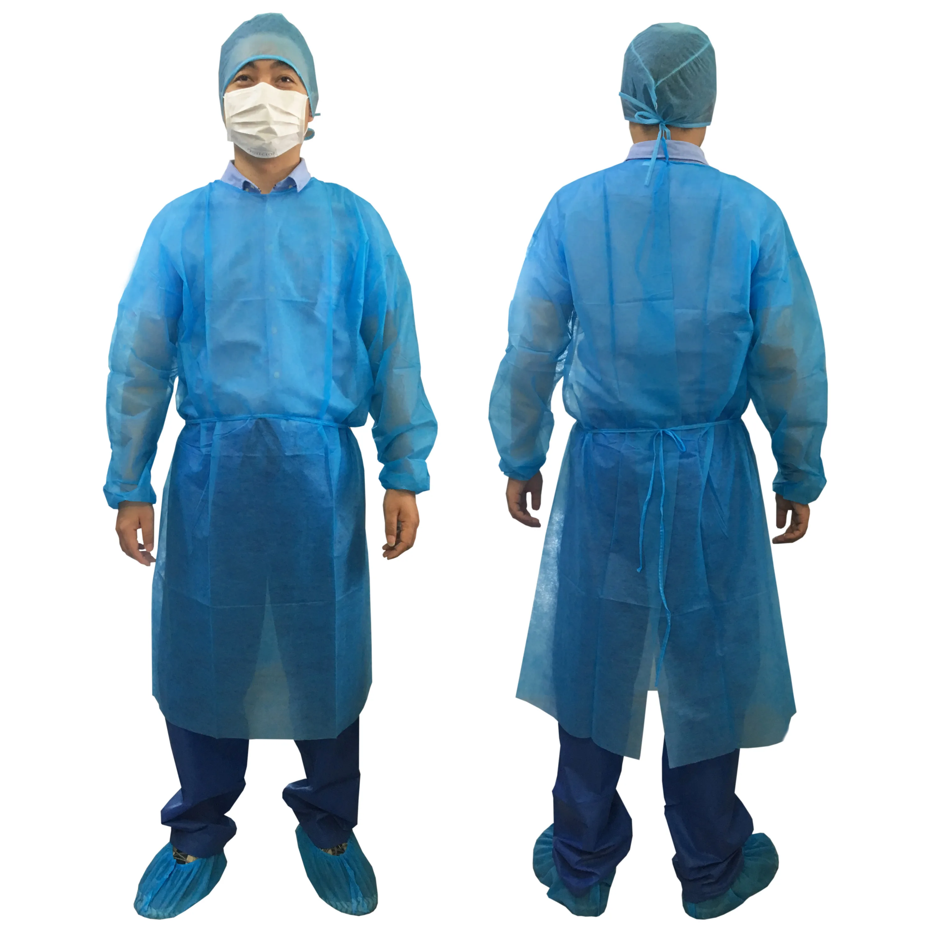 Topmed Supplier Disposable Ppe Gowns,Waterproof Yellow Protective Xray