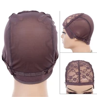 

Weaving Mesh Net Wig Cap With Adjustable Strap Soft But Strong Glueless Full Lace Wig Making Cap