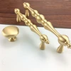 Chinese Gourd shape brass pull handle and knob for interior wooden doors C-1656