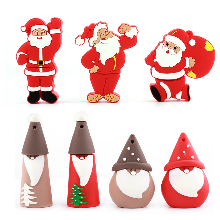 Wholesale Silicon Cartoon Character128GB 64GB 32GB 16GB 8GB 4GB USB Flash Drive Christmas Gift Who;esale - ANKUX.COM