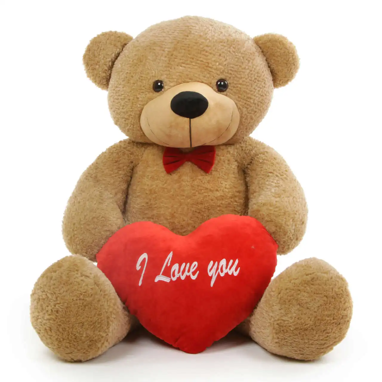 giant teddy bear with love heart