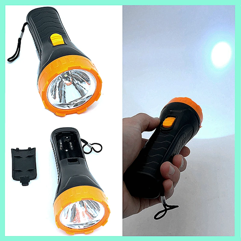 Cheap Led Plastic Flashlight Torch Aa Battery For Promotion Plan