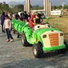 Fun park kiddie amusement games electric small trackless train mini lady beetle tractor rides for sale