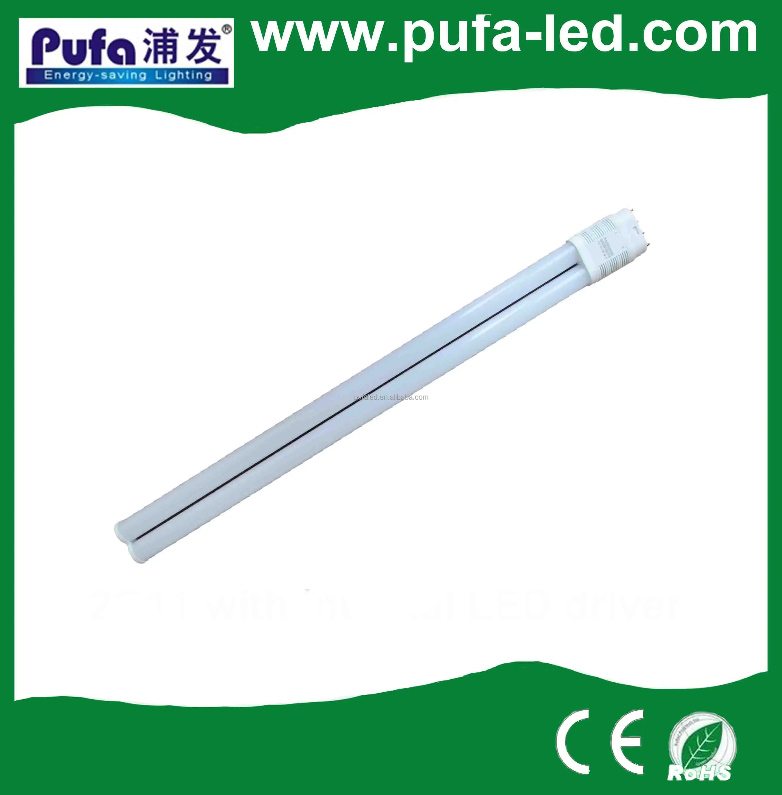 
2g11 LED Plug in Tube Lamp 15w ce rohs led plug light 2g11 4pins base led pl lamp led 2g11 