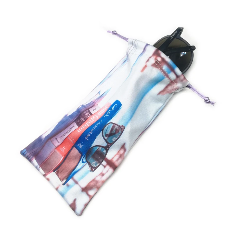 

Custom Drawstring Microfiber Optical Glasses Bags With Logo, Customzied color
