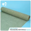 Factory sell quality multicolor jute mesh wrapper linen fabric packing paper for Christmas gift decorating