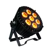 Slim flat case 7*18W RGBWA+UV high brightness wedding stage light