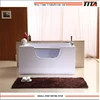 Cheap single person bubble massage bathtub three-piece skirt 1.3m acrylic adult bath TMB058