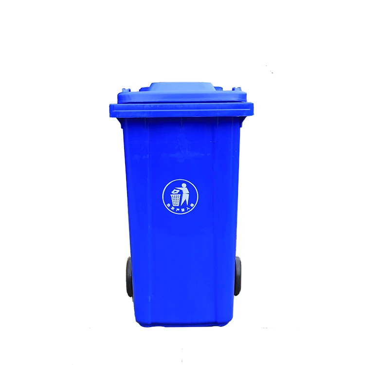 Recycling plastic material and stocked feature waste dustbin with custom capacity