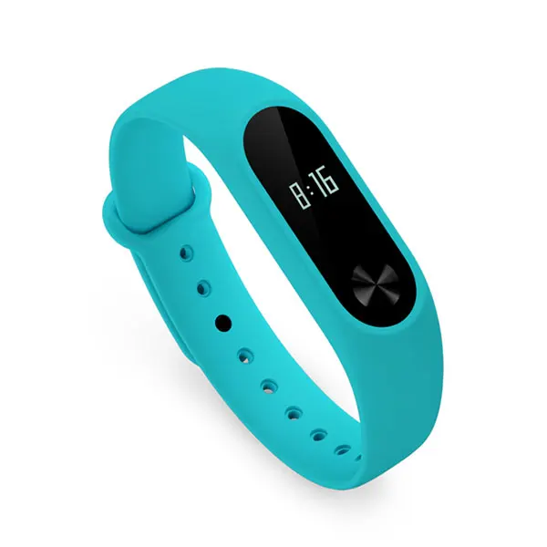 

Original Xiaomi MI Band 2 Straps Rubber Silicone Wristband Watch Band for Xiaomi Mi Band 2, Black blue orange green