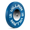 Customized Top Class 20KG/45LB Blue Weightlifting Virgin Rubber Bumper Plate