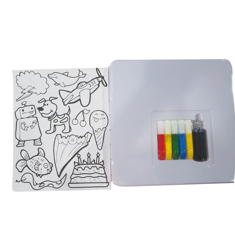 6 Colors Nontoxic Washable Finger Painting Gift Set,Diy Acrylic Paint
