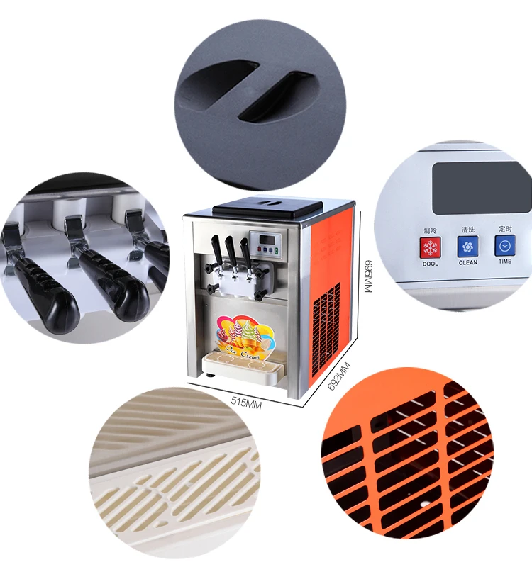 Commercial Automated Soft Serve Ice Cream Making Machine For Sale Buy