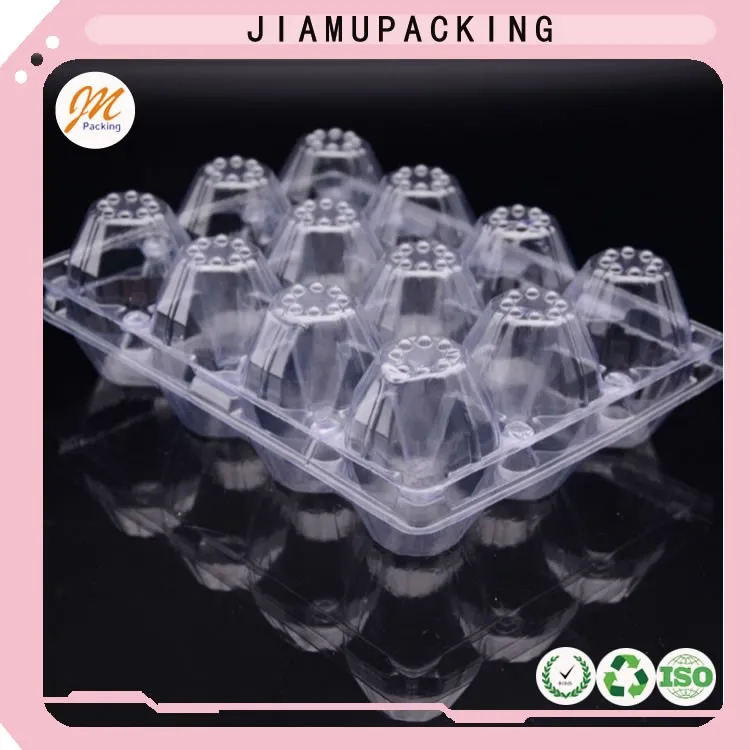 12 Holes Plastic Egg Crate Use For Egg Display And Take Away Plastic
