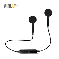 

AinooMax S6 wireless earphone sport mobile stereo music mini in-ear handsfree earbuds headphone with mic